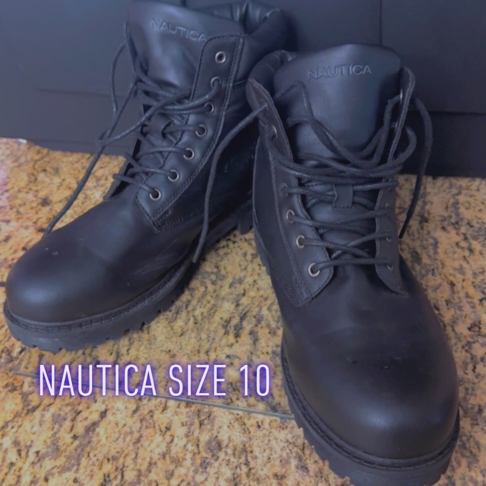 Black Nautica Boots